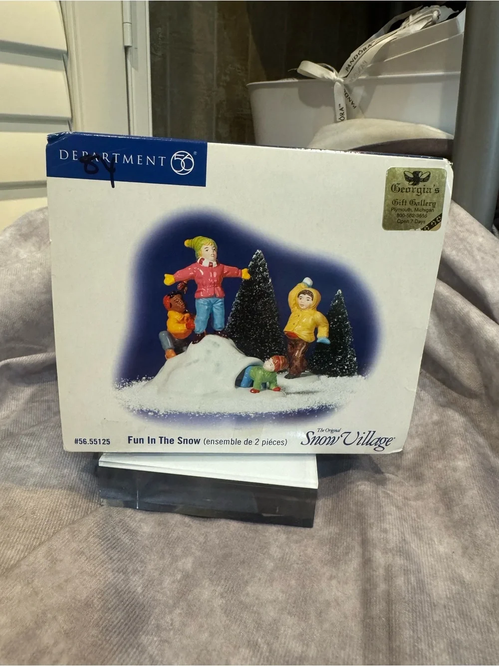 Department 56 Snow Village Figurine Set Fun in The Snow